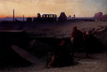 Ruines De Thebes Arabian Orientalist Charles Theodore Frere Oil Paintings